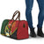 Personalised PNG Simbu Provins Travel Bag Papua New Guinea Plumeria Melanesian Pattern - Polynesian Pride