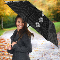 Cook Islands Manta Ray Umbrella Kuki Airani Tattoo Black Color LT14 - Polynesian Pride