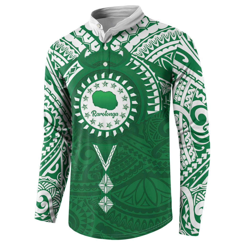 Personalised Cook Islands Rarotonga Button Sweatshirt Map With Kuki Airani Manta Ray Tattoo LT14 - Polynesian Pride