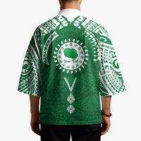 Personalised Cook Islands Rarotonga Kimono Map With Kuki Airani Manta Ray Tattoo LT14 - Polynesian Pride