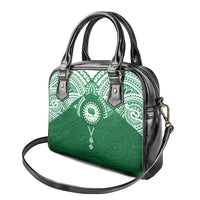 Personalised Cook Islands Rarotonga Shoulder Handbag Map With Kuki Airani Manta Ray Tattoo LT14 - Polynesian Pride