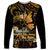 Polynesia Suicide Prevention Awareness Long Sleeve Shirt Your Life Is Worth Living For Polynesian Gold Pattern LT14 Unisex Gold - Polynesian Pride