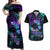 Polynesia Suicide Prevention Awareness Couples Matching Off Shoulder Maxi Dress and Hawaiian Shirt Your Life Is Worth Living For Polynesian Purple Pattern LT14 Purple - Polynesian Pride