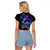 Polynesia Suicide Prevention Awareness Raglan Cropped T Shirt Your Life Is Worth Living For Polynesian Blue Pattern LT14 - Polynesian Pride