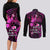 Polynesia Suicide Prevention Awareness Couples Matching Long Sleeve Bodycon Dress and Long Sleeve Button Shirts Your Life Is Worth Living For Polynesian Pink Pattern LT14 - Polynesian Pride