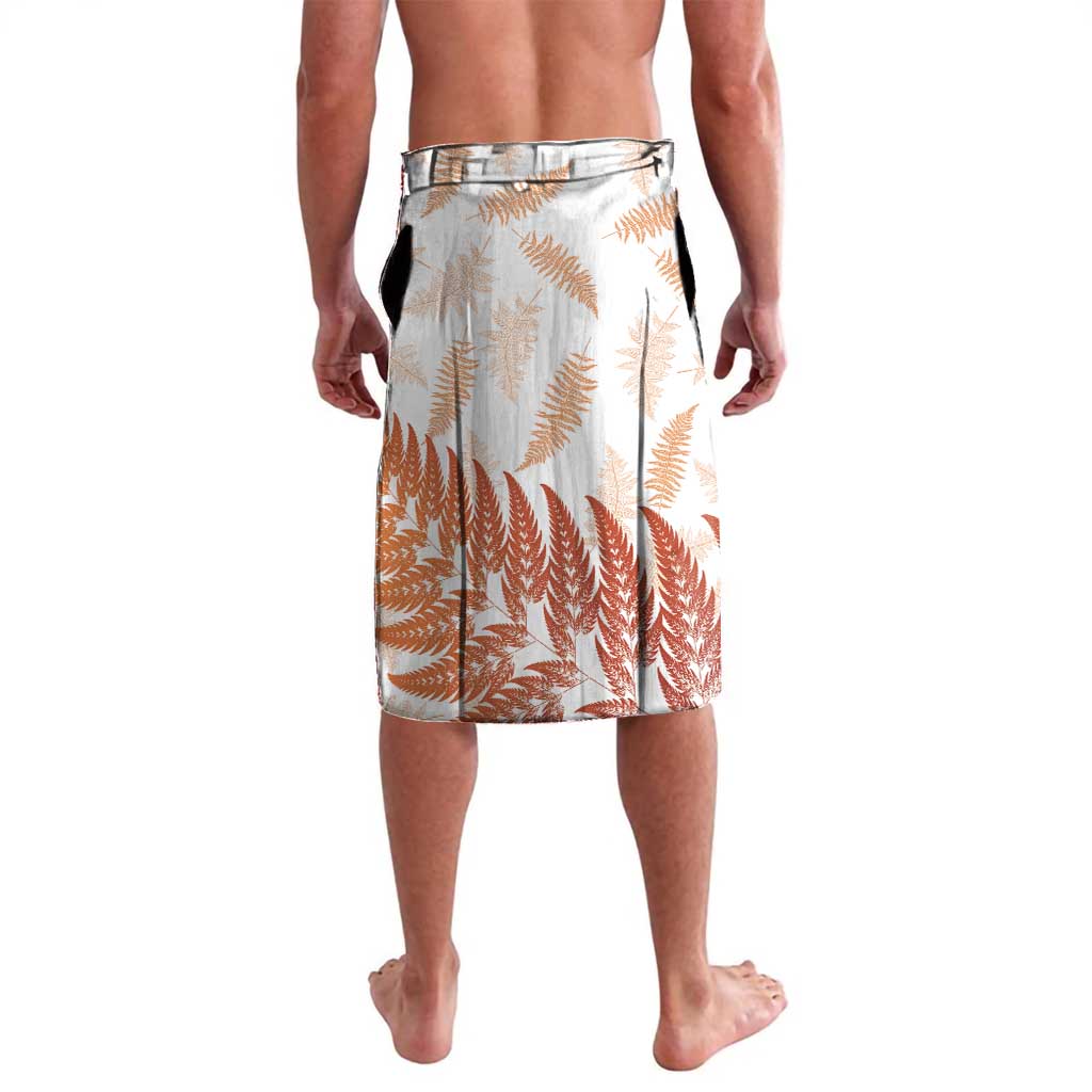 Red New Zealand Tuatara Lavalava Aotearoa Sphenodon Punctatus Silver Fern