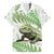 Green New Zealand Tuatara Hawaiian Shirt Aotearoa Sphenodon Punctatus Silver Fern