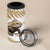 Gold New Zealand Tuatara 4 in 1 Can Cooler Tumbler Aotearoa Sphenodon Punctatus Silver Fern