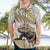 Gold New Zealand Tuatara Hawaiian Shirt Aotearoa Sphenodon Punctatus Silver Fern