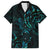 New Zealand Skink Family Matching Long Sleeve Bodycon Dress and Hawaiian Shirt Aotearoa Maori Mix Paua Shell