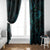 New Zealand Skink Window Curtain Aotearoa Maori Mix Paua Shell