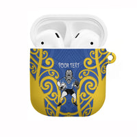 Otago Custom Rugby New Zealand AirPods Case Aotearoa Maori Pukana Tiki Mascot