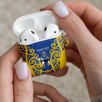 Otago Custom Rugby New Zealand AirPods Case Aotearoa Maori Pukana Tiki Mascot