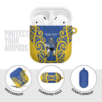 Otago Custom Rugby New Zealand AirPods Case Aotearoa Maori Pukana Tiki Mascot