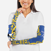 Otago Custom Rugby New Zealand Arm Sleeves Aotearoa Maori Pukana Tiki Mascot
