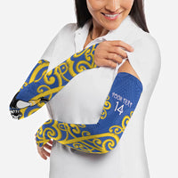 Otago Custom Rugby New Zealand Arm Sleeves Aotearoa Maori Pukana Tiki Mascot
