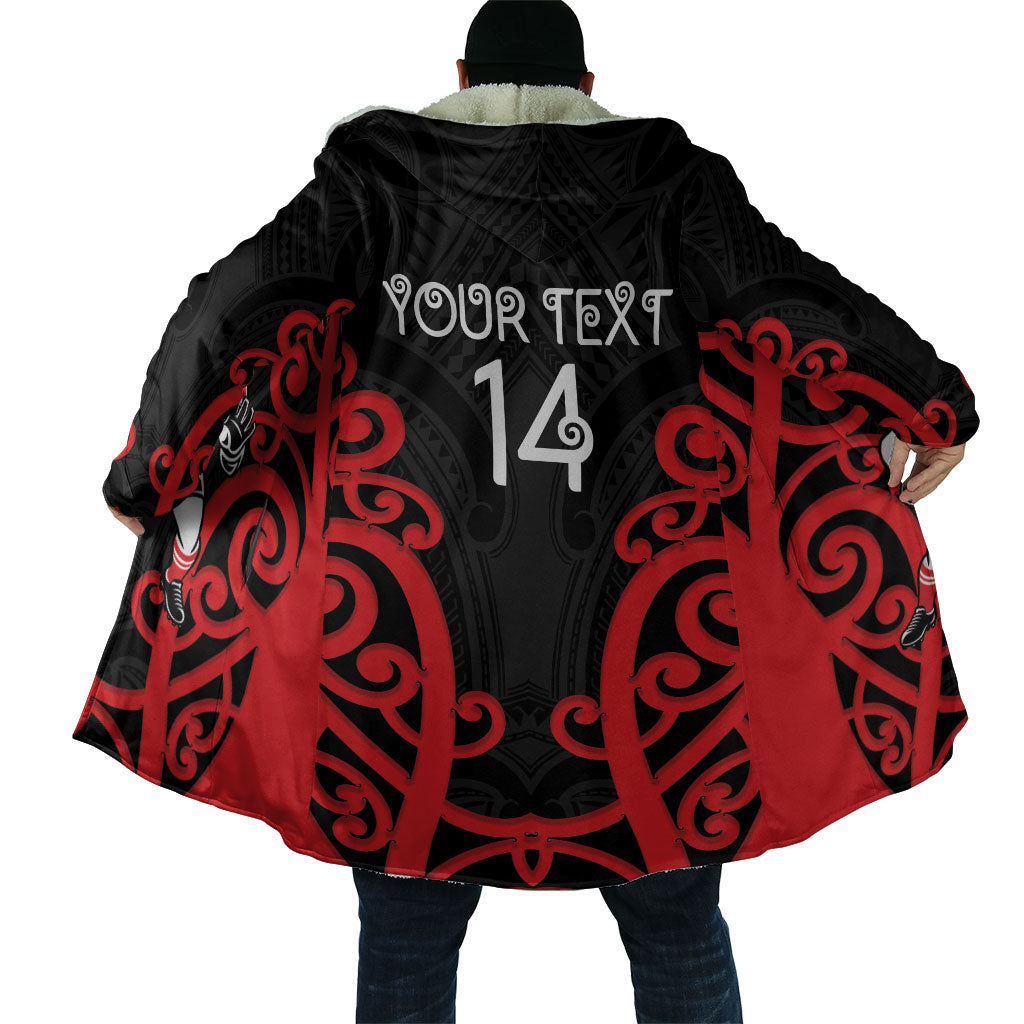 Counties Manukau Custom Rugby New Zealand Cloak Aotearoa Maori Pukana Tiki Mascot
