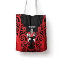 Counties Manukau Custom Rugby New Zealand Tote Bag Aotearoa Maori Pukana Tiki Mascot
