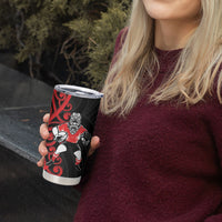 Counties Manukau Custom Rugby New Zealand Tumbler Cup Aotearoa Maori Pukana Tiki Mascot