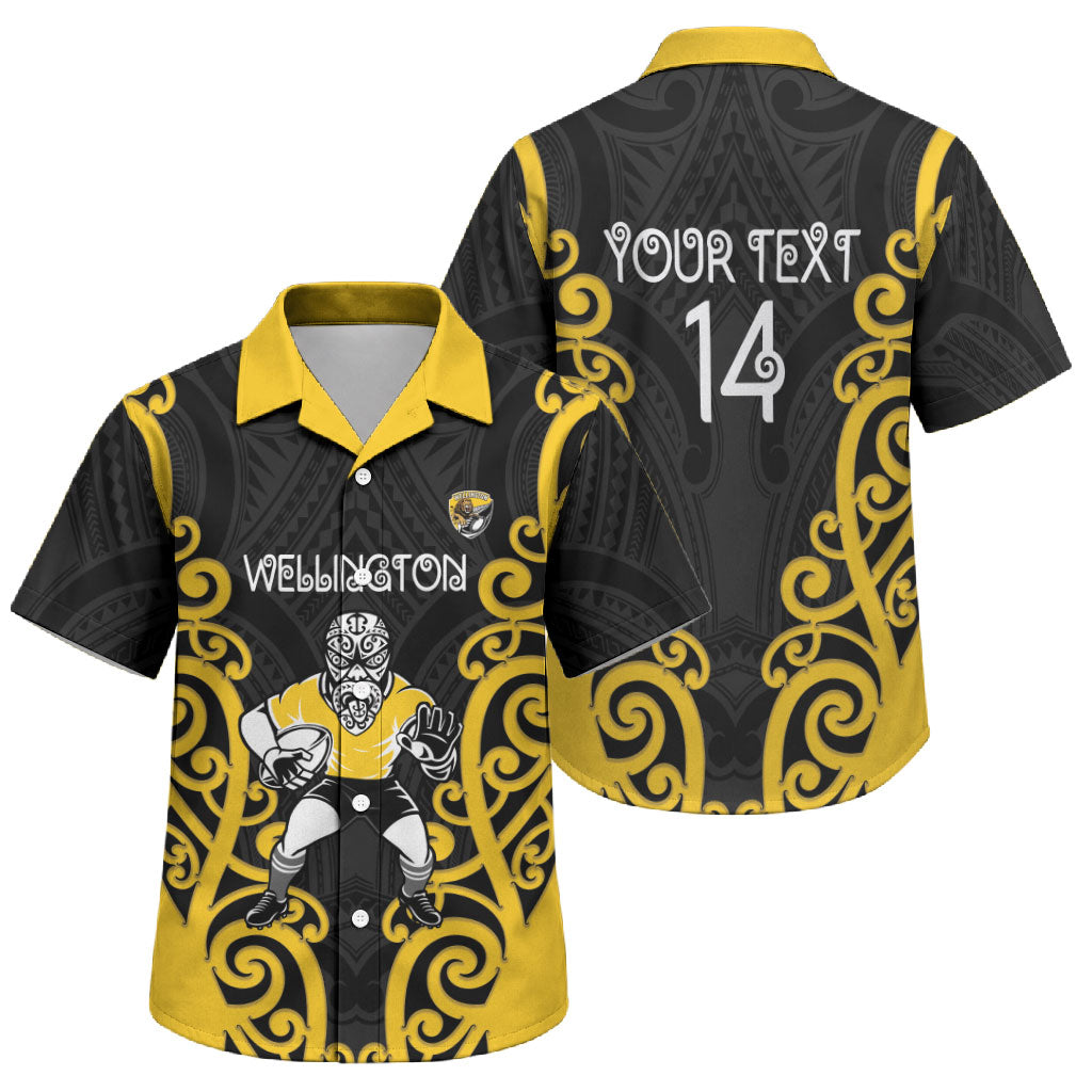 Wellington Custom Rugby New Zealand Family Matching Mermaid Dress and Hawaiian Shirt Aotearoa Maori Pukana Tiki Mascot