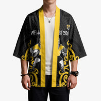 Wellington Custom Rugby New Zealand Kimono Aotearoa Maori Pukana Tiki Mascot
