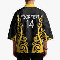 Wellington Custom Rugby New Zealand Kimono Aotearoa Maori Pukana Tiki Mascot