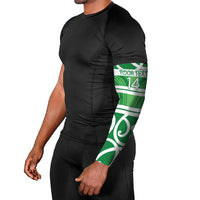 Manawatu Custom Rugby New Zealand Arm Sleeves Aotearoa Maori Pukana Tiki Mascot