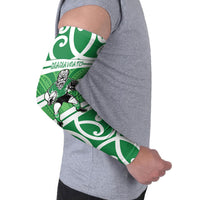 Manawatu Custom Rugby New Zealand Arm Sleeves Aotearoa Maori Pukana Tiki Mascot