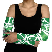 Manawatu Custom Rugby New Zealand Arm Sleeves Aotearoa Maori Pukana Tiki Mascot