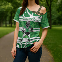 Manawatu Custom Rugby New Zealand Cross Shoulder Shirt Aotearoa Maori Pukana Tiki Mascot