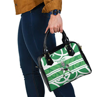 Manawatu Custom Rugby New Zealand Shoulder Handbag Aotearoa Maori Pukana Tiki Mascot