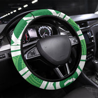 Manawatu Rugby New Zealand Steering Wheel Cover Aotearoa Maori Pukana Tiki Mascot