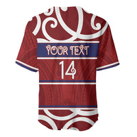 Southland Custom Rugby New Zealand Baseball Jersey Aotearoa Maori Pukana Tiki Mascot