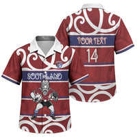 Southland Custom Rugby New Zealand Family Matching Off Shoulder Short Dress and Hawaiian Shirt Aotearoa Maori Pukana Tiki Mascot