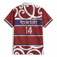 Southland Custom Rugby New Zealand Hawaiian Shirt Aotearoa Maori Pukana Tiki Mascot