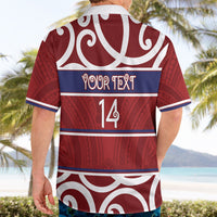 Southland Custom Rugby New Zealand Hawaiian Shirt Aotearoa Maori Pukana Tiki Mascot