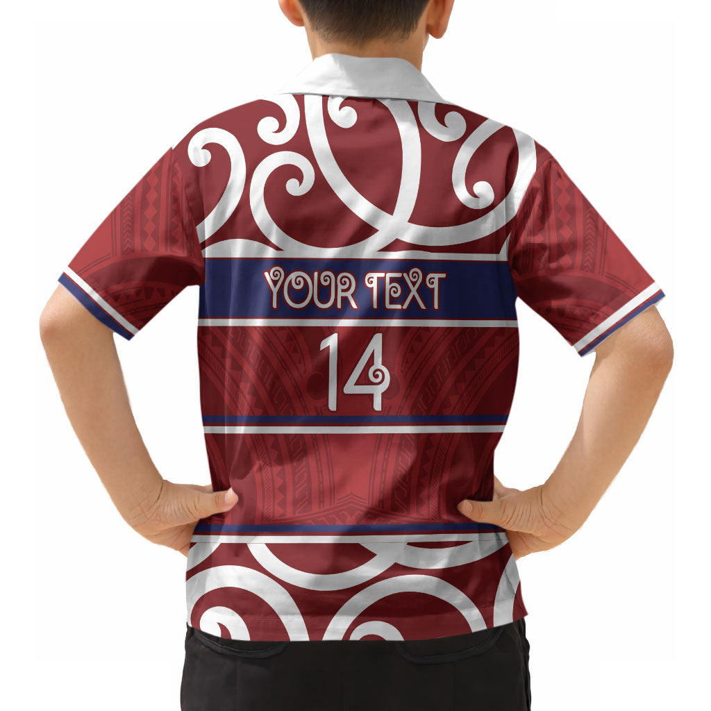 Southland Custom Rugby New Zealand Hawaiian Shirt Aotearoa Maori Pukana Tiki Mascot