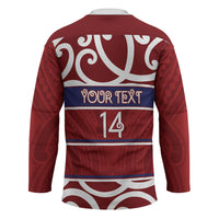 Southland Custom Rugby New Zealand Hockey Jersey Aotearoa Maori Pukana Tiki Mascot
