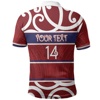 Southland Custom Rugby New Zealand Polo Shirt Aotearoa Maori Pukana Tiki Mascot