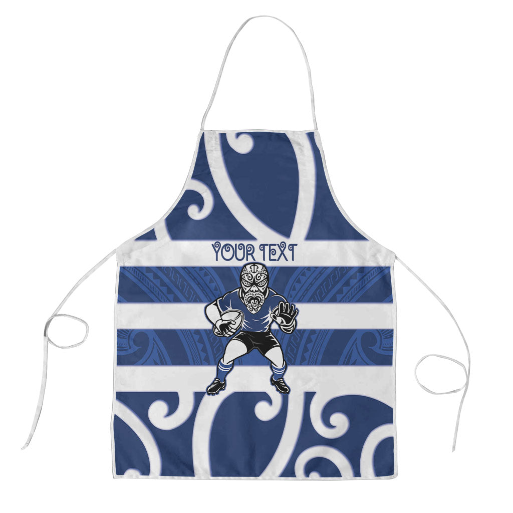 Auckland Custom Rugby New Zealand Apron Aotearoa Maori Pukana Tiki Mascot