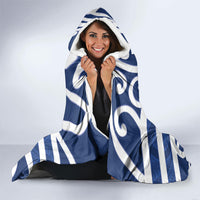 Auckland Custom Rugby New Zealand Hooded Blanket Aotearoa Maori Pukana Tiki Mascot