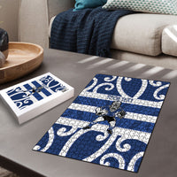 Auckland Custom Rugby New Zealand Puzzle Aotearoa Maori Pukana Tiki Mascot