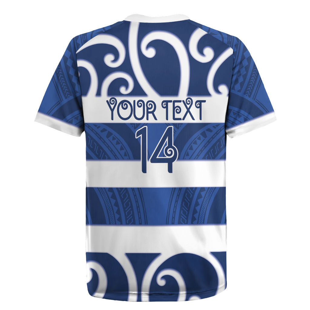 Auckland Custom Rugby New Zealand Rugby Jersey Aotearoa Maori Pukana Tiki Mascot