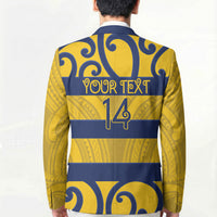 Bay of Plenty Custom Rugby New Zealand Blazer Aotearoa Maori Pukana Tiki Mascot