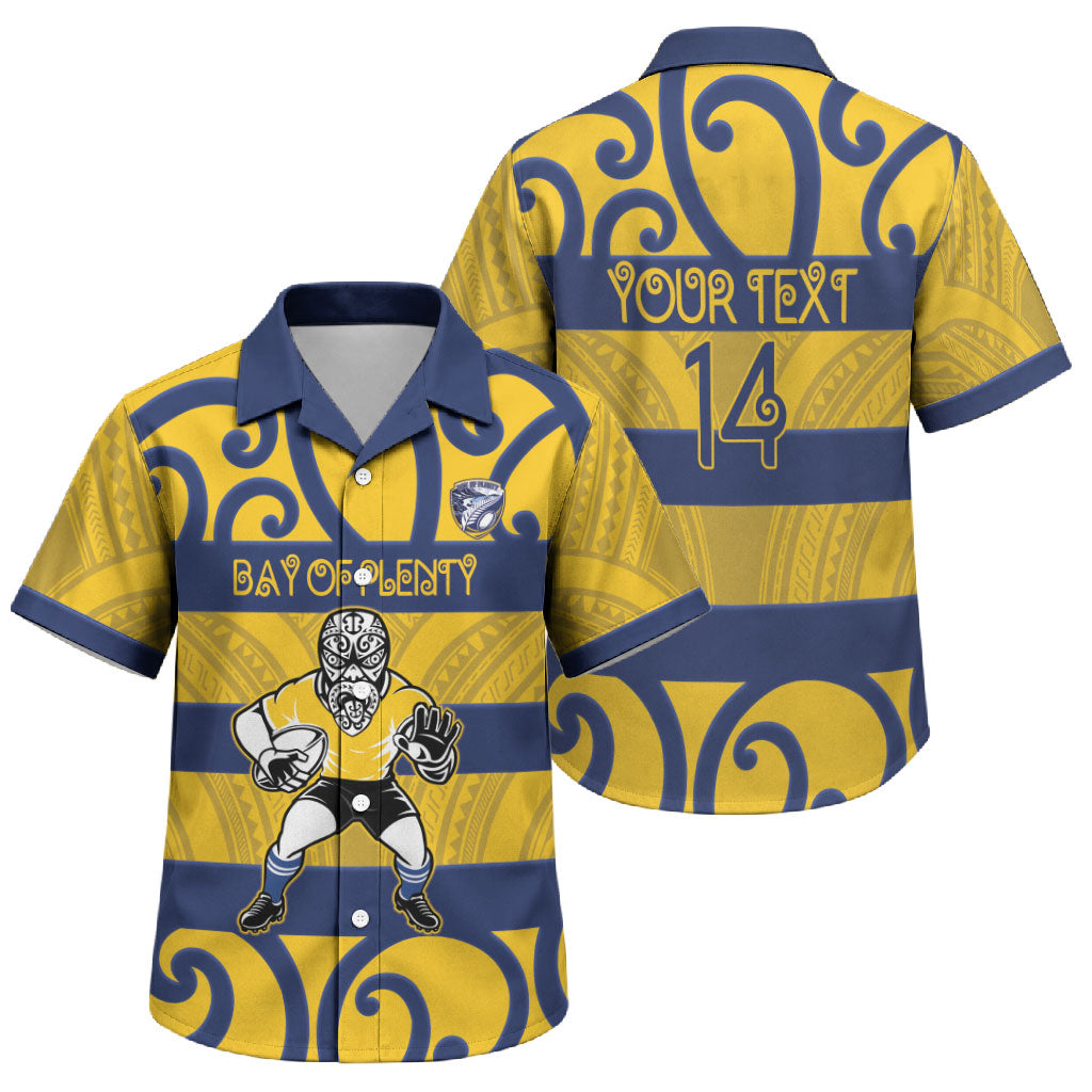 Bay of Plenty Custom Rugby New Zealand Family Matching Mermaid Dress and Hawaiian Shirt Aotearoa Maori Pukana Tiki Mascot