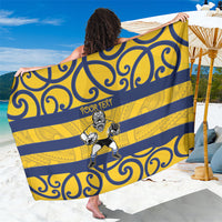 Bay of Plenty Custom Rugby New Zealand Sarong Aotearoa Maori Pukana Tiki Mascot