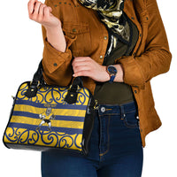 Bay of Plenty Custom Rugby New Zealand Shoulder Handbag Aotearoa Maori Pukana Tiki Mascot