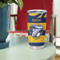 Bay of Plenty Custom Rugby New Zealand Tumbler Cup Aotearoa Maori Pukana Tiki Mascot