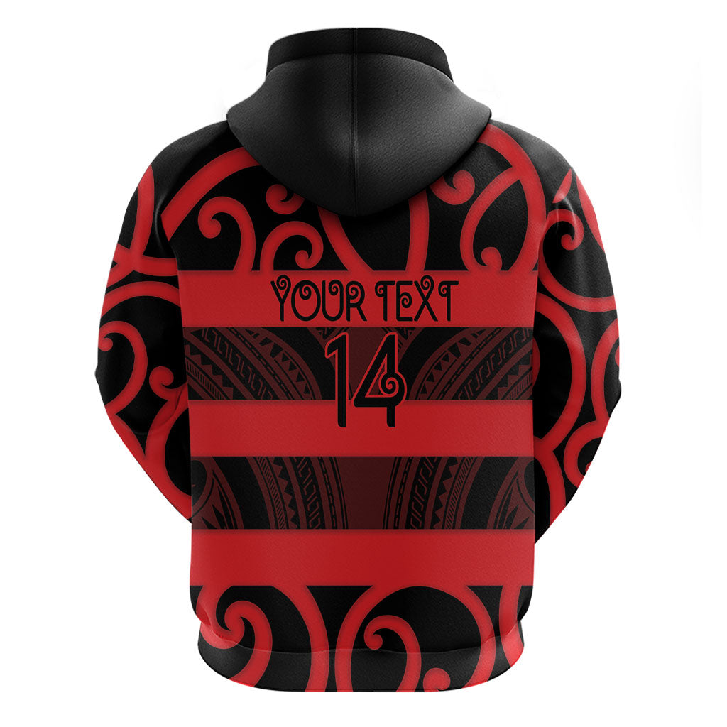Canterbury Custom Rugby New Zealand Hoodie Aotearoa Maori Pukana Tiki Mascot
