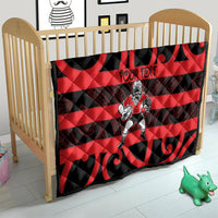 Canterbury Custom Rugby New Zealand Quilt Aotearoa Maori Pukana Tiki Mascot